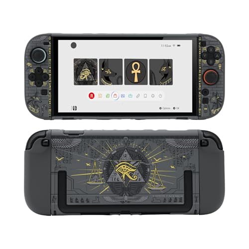 GeekShare Protective Case Compatible with Switch 2 Hard PC Slim Dockable Shell Cover Designed for Switch 2 Game Console and Joysticks Controllers Mystic Kingdom - Image 1