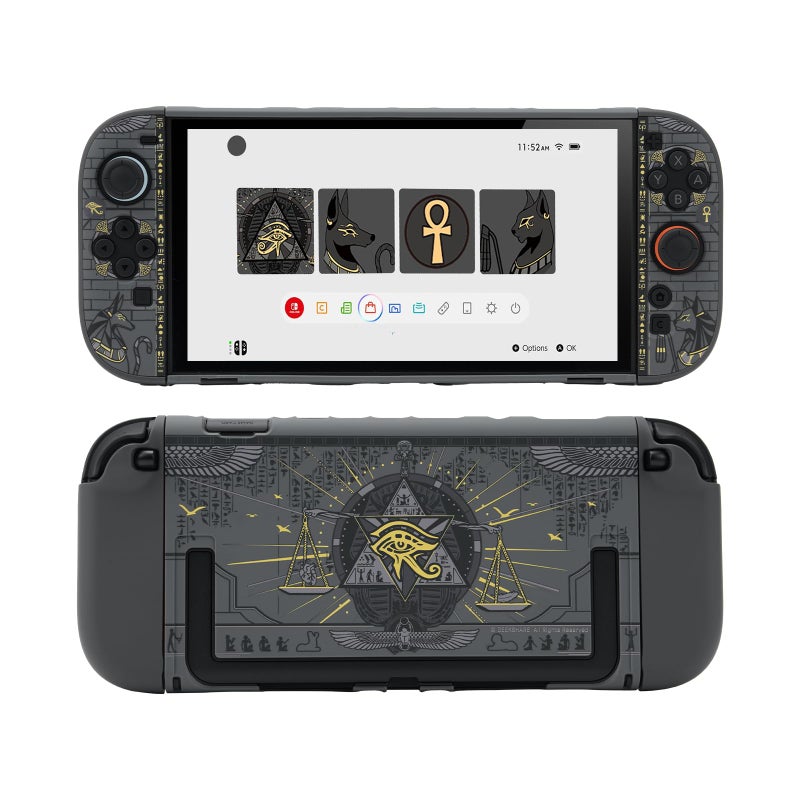 GeekShare Protective Case Compatible with Switch 2 Hard PC Slim Dockable Shell Cover Designed for Switch 2 Game Console and Joysticks Controllers Mystic Kingdom - Image 2