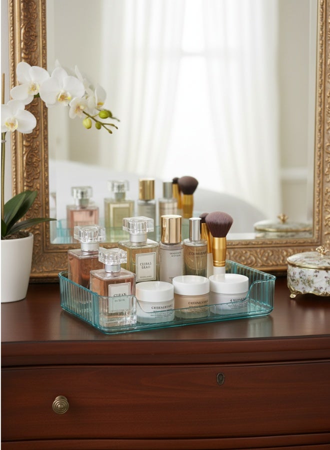 Stackable Two-Piece Acrylic Storage Organizer – Modern Shelf for Bathroom, Kitchen and Vanity – Ideal for Cosmetics, Perfumes, Spices and Utensils – 30 × 17 cm - Image 3