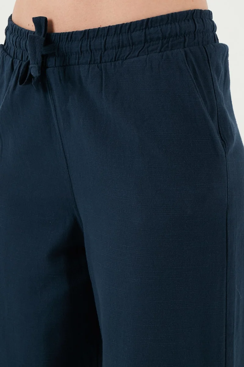 Lela Cotton Relaxed Fit High Waist Wide Leg Pants Women's PANTS 668YP5118