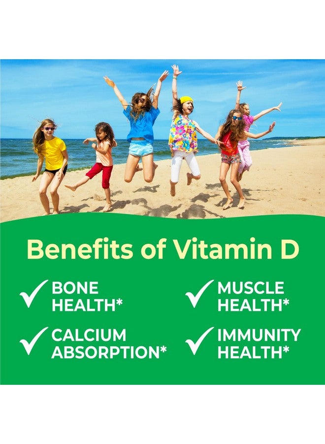 VitaWorks Kids Vitamin D 1000 IU Chewable Tablets - Tasty Natural Orange Flavor - Vegan, GMO-Free, Gluten Free, Nut Free Vitamins - Dietary Supplement for Immune Support - for Children - 120 Chewables - Image 5