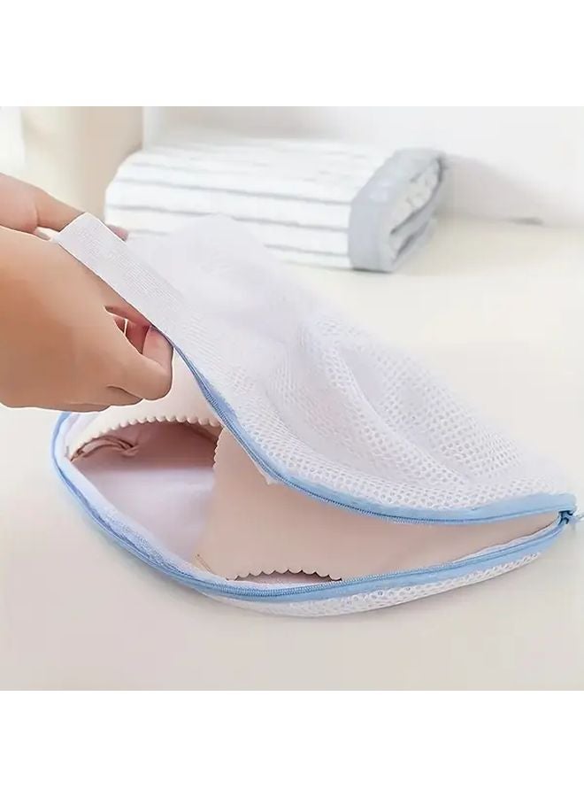 Gray Heavy Duty Zippered Chest Laundry Bag Portable Clothes Organizer for Travel Gym Storage - Image 5