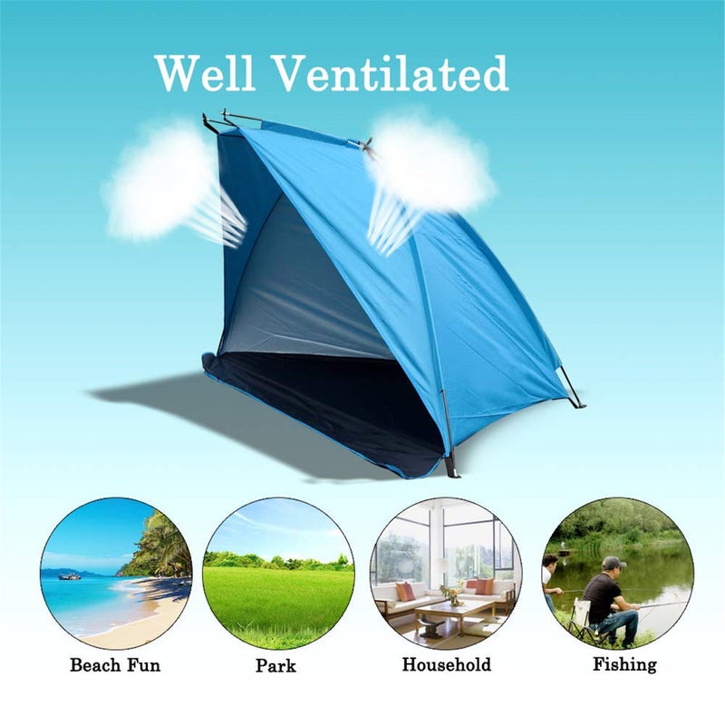 Single layer camouflage tent, outdoor leisure camping tent, fishing picnic tent, colorful double person tent - Image 4