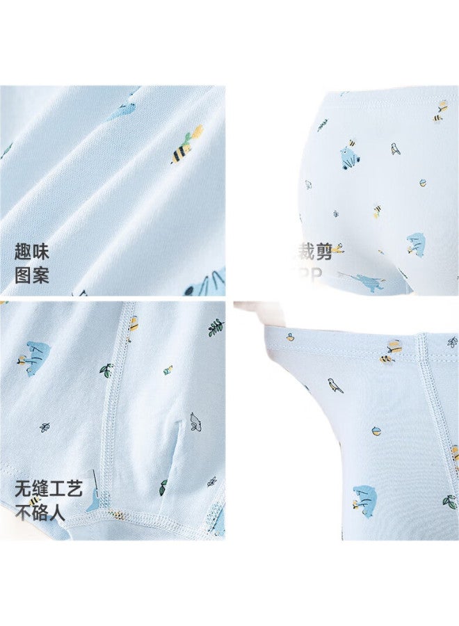 GB New Boys' Pure Cotton Underwear, Class A Boxer Briefs For Boys, Baby 7A Antibacterial Underwear, Ultra-Thin, No Pinching Pp - Image 3