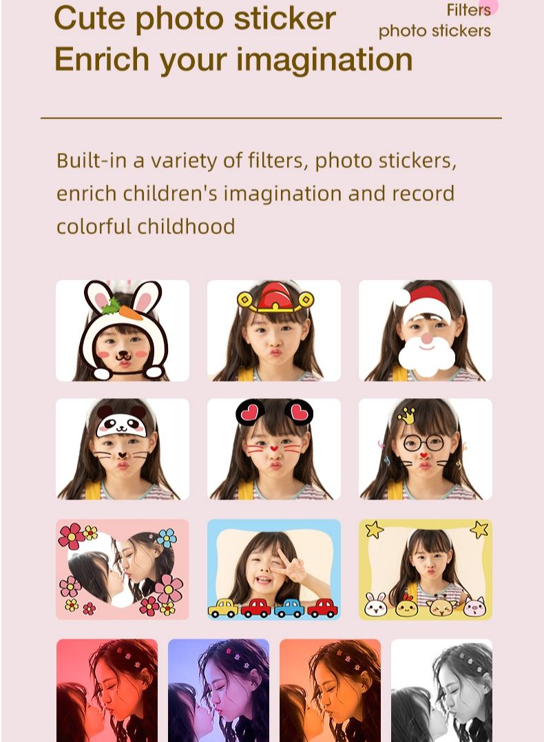 GULFLINK Kids Toy Print Camera for Child Boys Girls Green - Image 5