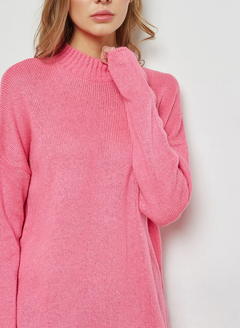 Missguided High Neck Jumper Dress