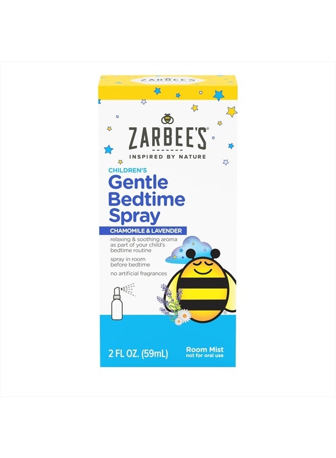Zarbee's Gentle Bedtime Kids Sleep Spray, Chamomile & Lavender Room Spray Helps Create a Calming Atmosphere to Prepare for Sleep, 2oz - Image 1