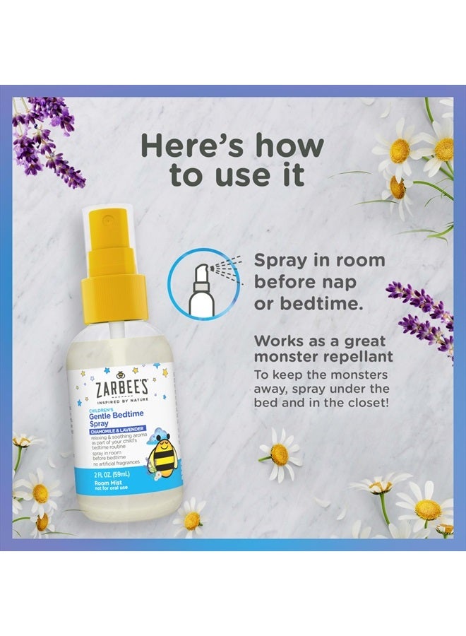Zarbee's Gentle Bedtime Kids Sleep Spray, Chamomile & Lavender Room Spray Helps Create a Calming Atmosphere to Prepare for Sleep, 2oz - Image 5