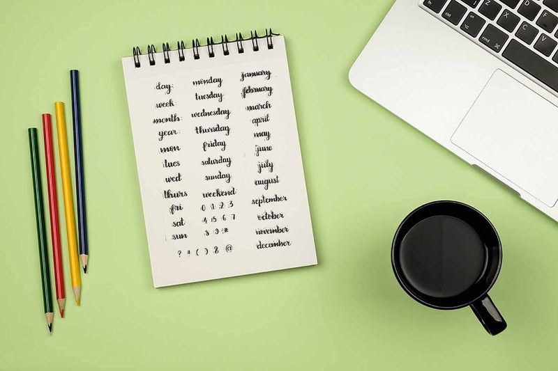 Hying Date Week Month Number Symbol Rubber Clear Stamps for Card Making Decoration DIY Scrapbooking Embossing Album Decor Craft - Image 3