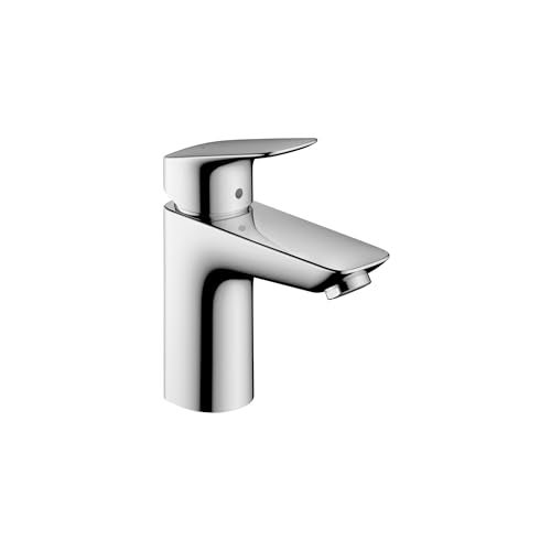 hansgrohe Logis Modern Low Flow Water Saving 1-Handle 1 6-inch Tall Bathroom Sink Faucet in Chrome, 71100001 - Image 1