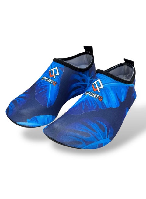 SportQ® Easy-to-Wear Beach Sandals for Kids, Men & Women Comfortable, Flexible Sole for Protection from Rocks and Hot Sand Quick-Drying Water Shoes for Swimming, Snorkeling, Surfing, Kayaking, Beach, Walking & Yoga