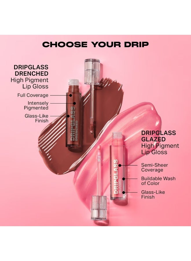 Morphe Dripglass Glazed High Shine Lip Gloss - Beige Beam 3.8ml - Image 2