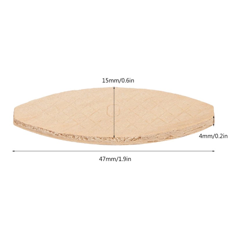 Woodworking Biscuits 0 Size 100pcs Solid Wood Plate Joining Durable Docking Tool - Image 3