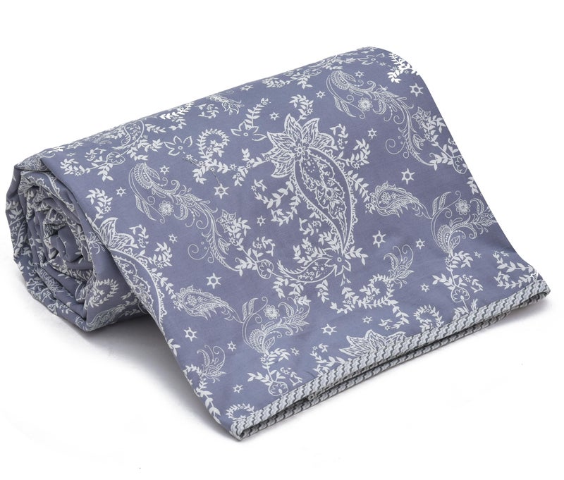 RUSTIC LINEN Super Soft Cotton Single Dohar 57X87(inches), Reversible Bed Dohar with Lahariya Border, Single Size Reversible Dohar - Image 5