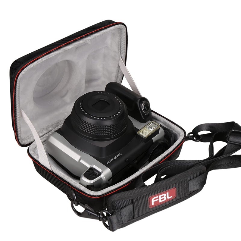 FBLFOBELI Hard Carrying Case For Fujifilm Instax Wide 300 Instant Film Camera, Portable Travel Shockproof Camera Storage Bag With Shoulder Strap (Case Only) - Image 2