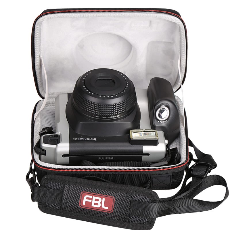 FBLFOBELI Hard Carrying Case For Fujifilm Instax Wide 300 Instant Film Camera, Portable Travel Shockproof Camera Storage Bag With Shoulder Strap (Case Only) - Image 1