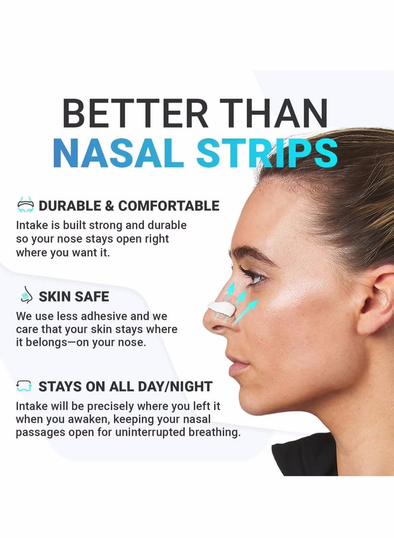 Anti-snoring Nose Patch  (15 pairsï¼white) - Boost Oxygen Intake, Reduce Snoring, Improve Sleep Quality - Sweat Resistant, Skin Safe Nasal Strips - Image 2