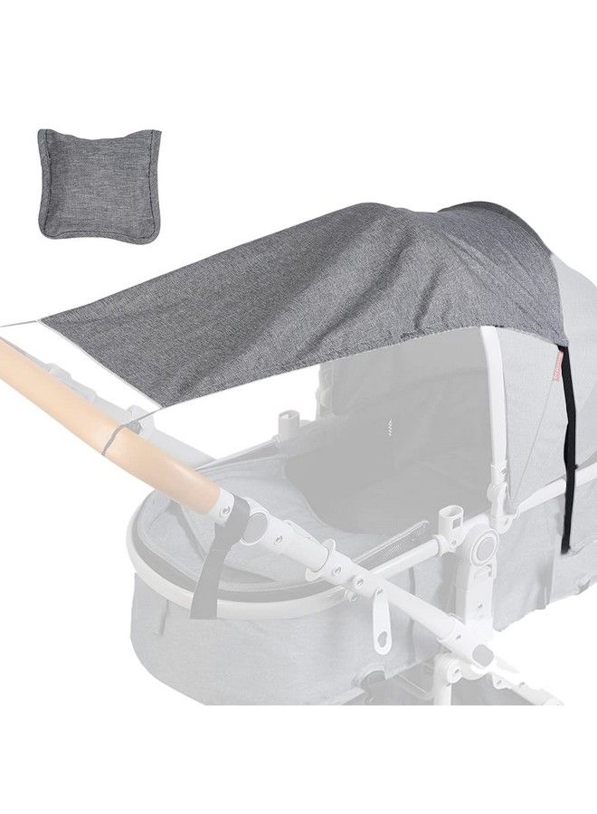 BXT Stroller Cover For Sun Universal Foldable Stroller Sun Shade Spf 50 Uv Protection Infant Newborn Outdoor Stroller Shade Canopy Attachment For Summer - Image 1