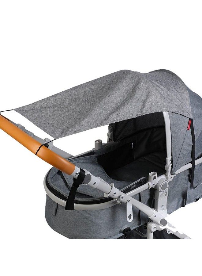 BXT Stroller Cover For Sun Universal Foldable Stroller Sun Shade Spf 50 Uv Protection Infant Newborn Outdoor Stroller Shade Canopy Attachment For Summer - Image 3