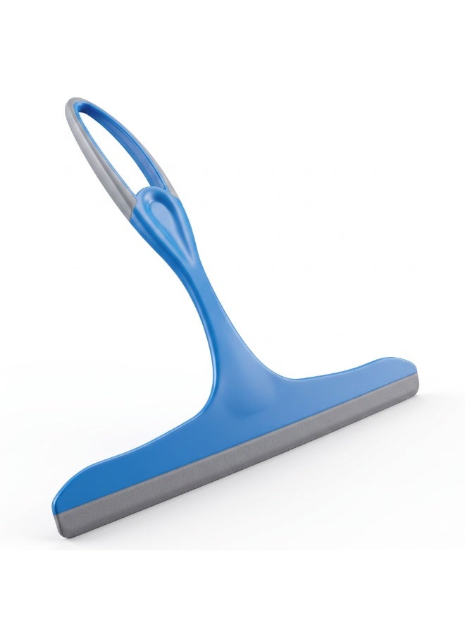 Duravel Cleaning Set with Dustpan, Brush, Toilet Brush and Squeegee, Blue - Image 2