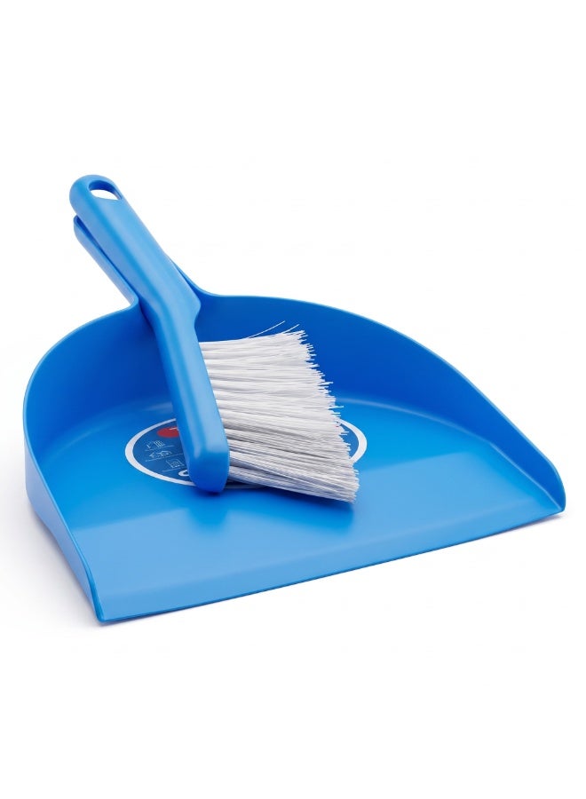 Duravel Cleaning Set with Dustpan, Brush, Toilet Brush and Squeegee, Blue - Image 5