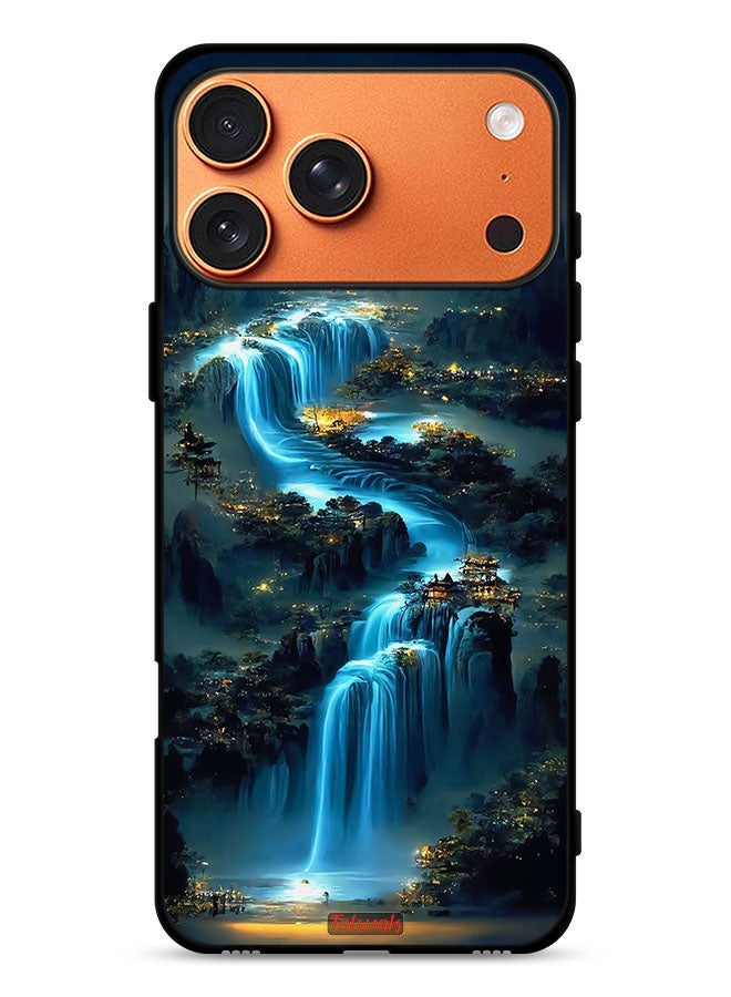 Tolwak Apple iPhone 17 Pro Max Protective Case Cover Waterfall Art - Image 1
