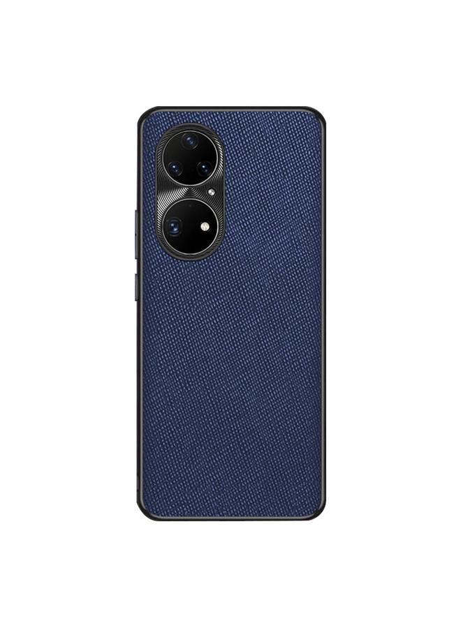 S-TOP Case For Huawei P50 Pro Cross Texture PU Leather Phone Case - Image 1