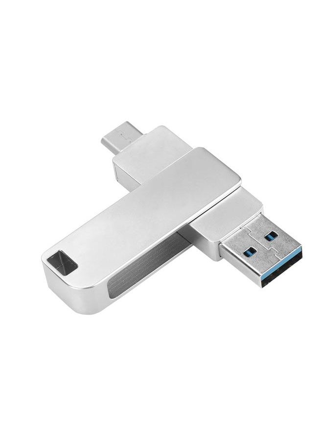 Thoraya 2 In 1 TypeC Dual Interface 16G Large Capacity Rotating U Disk USB Flash Drive  - Image 2
