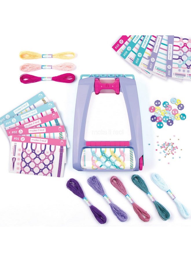 : Friendship Bracelet Maker Make Up To 20 Bracelets 100 Different Pieces To Choose From For Ages 8 And Up