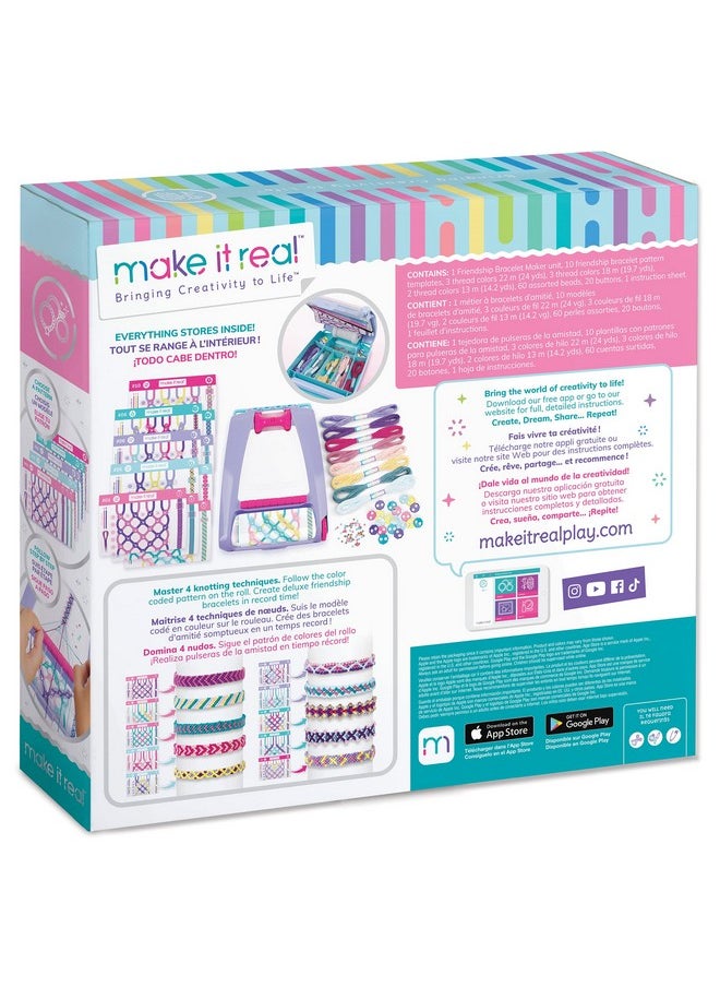 : Friendship Bracelet Maker Make Up To 20 Bracelets 100 Different Pieces To Choose From For Ages 8 And Up
