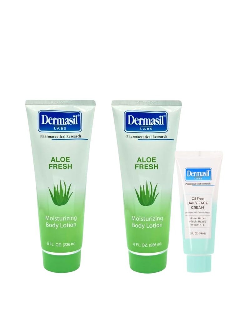 Dermasil Labs Dry Skin Treatment 8 fl oz Aloe Fresh Pack of 1