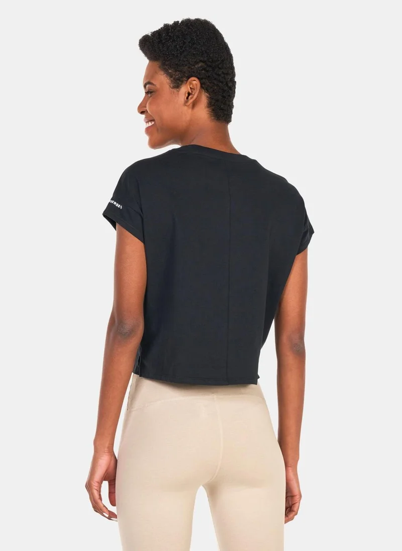 CONVERSE Women's Wordmark Twist T-Shirt