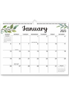 Generic 2025 Calendar, 18 Months Wall Calendar Jan 2025 - Jun 2026, Twin-Wire Binding, Premium Paper, Suitable for Keeping Important Dates, Perfect for Organizing  - Image 1