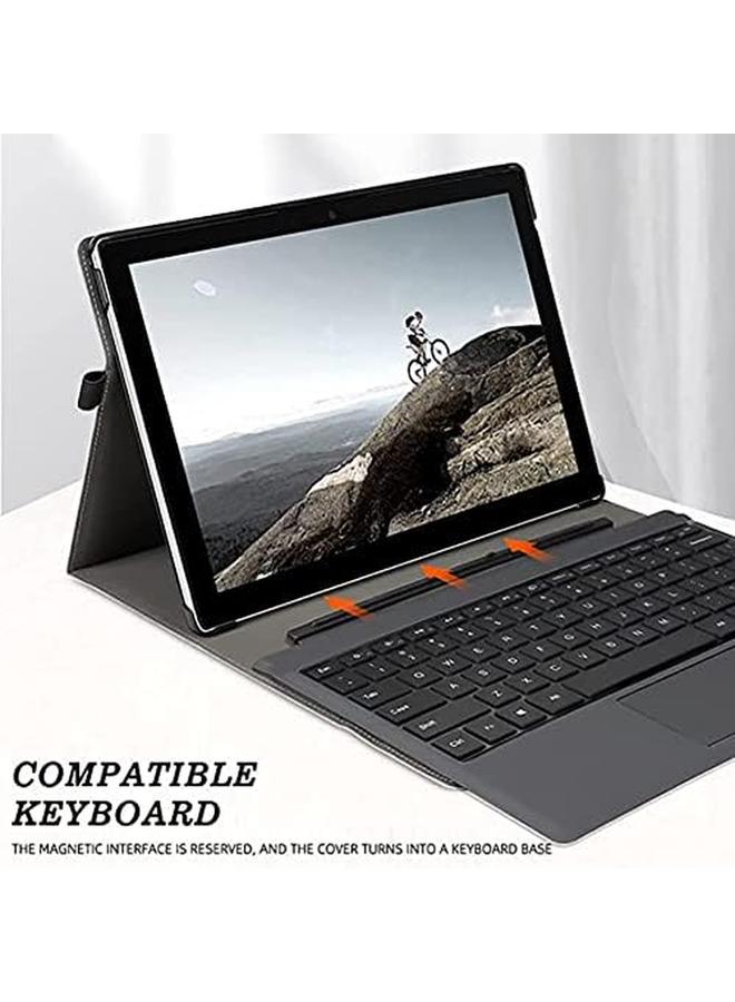 Protective Case For Microsoft Surface Pro 9 13-Inch Vintage Elk Pattern Cover Compatible With Type Cover Keyboard Grey - Image 3
