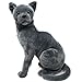 TigerHart Rae The Russian Blue Cat 12 Inch Grey Stuffed Animal Plush Gray Cat - Image 2