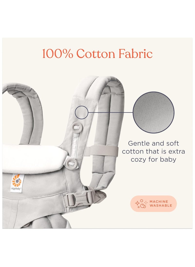 INFLUX Omni 360 All-Position Baby Carrier for Newborn to Toddler with Lumbar Support (7-45 Pounds), Pure Black, 1 Count (Pack of 1) - Image 4