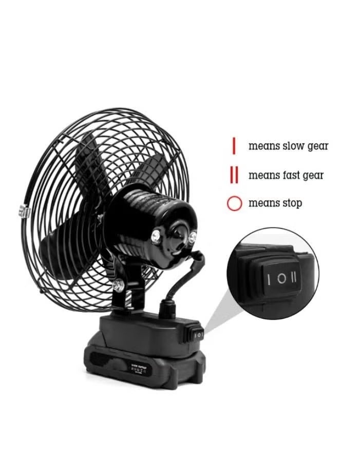 Anna&Mo 🌬️ 21V Cordless Rechargeable Outdoor Large Capacity Lithium Electric Fan - Image 4