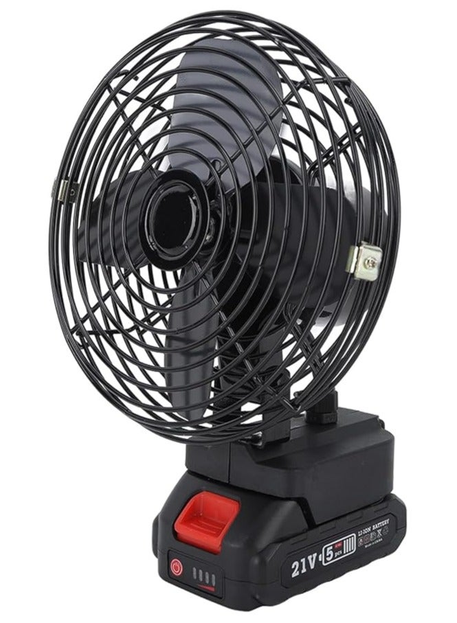 Anna&Mo 🌬️ 21V Cordless Rechargeable Outdoor Large Capacity Lithium Electric Fan - Image 1