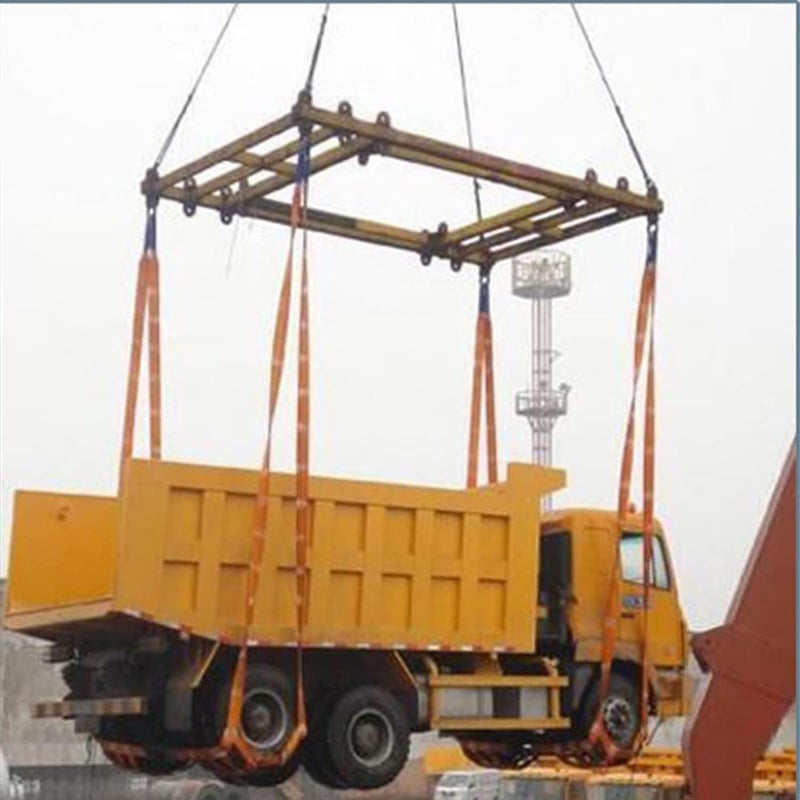 Cargo Lifting Net - Polyester Cargo Lifting Net, Helicopter/Pallet Cargo Net, Safety Lifting Net Straps, Flat Cargo Sling Net, Van Cargo Net, Strong Load-Bearing Material Handling Straps (Si - Image 4