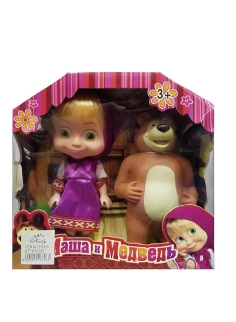 Masha And The Bear Adorable Girls' Toy, Masha And The Bear Doll - Image 3