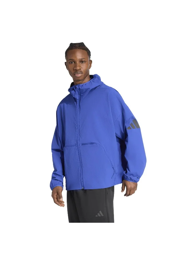 adidas جاكيت أديداس رجالي أزرق