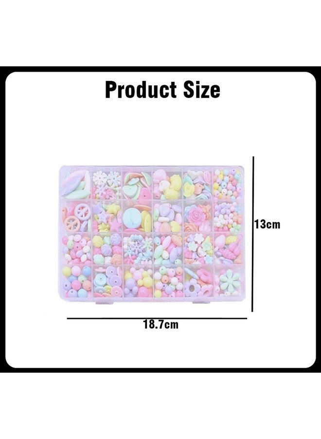 SYGA Beads for Kids Crafts Children's Jewelry Making Kit DIY Bracelets Necklace Hairband and Rings Craft Kits Birthday for 4, 5, 6, 7-Year-Old Little Girls-Multicolor (DIYBeadsSet-1) - Image 5