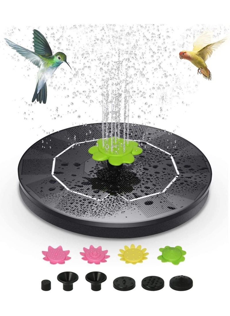Y&D 3W solar fountain pump water outdoor swimming pool with 11 nozzles floating for bird bath garden  - Image 1