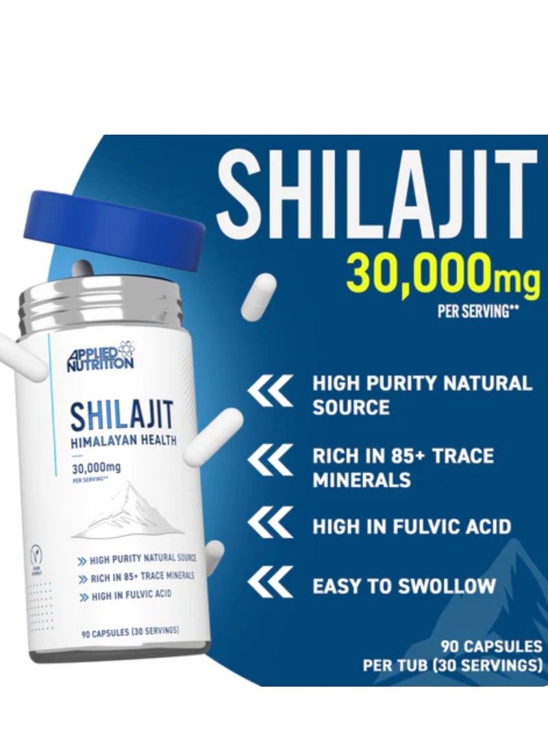 Applied Nutrition Shilajit Capsules – 90 Capsules | Natural Energy Boost, Supports Cognitive Function - Image 2