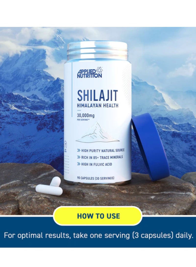 Applied Nutrition Shilajit Capsules – 90 Capsules | Natural Energy Boost, Supports Cognitive Function - Image 4