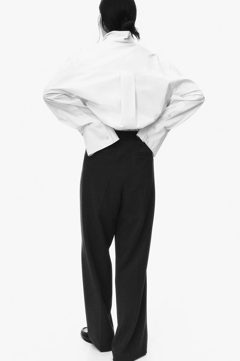 H&M Tailored Drawstring Trousers