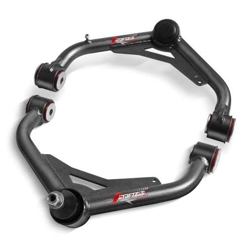 Autoptzxd 2-4" Lift Front Upper Control Arms for 2000-2010 Chevy Silverado 2500HD 3500HD, Adjustable Tubular Suspension Arms Compatible with GMC Sierra 2000-2010/ Hummer H2 2003-2009, 2Pcs - Image 1