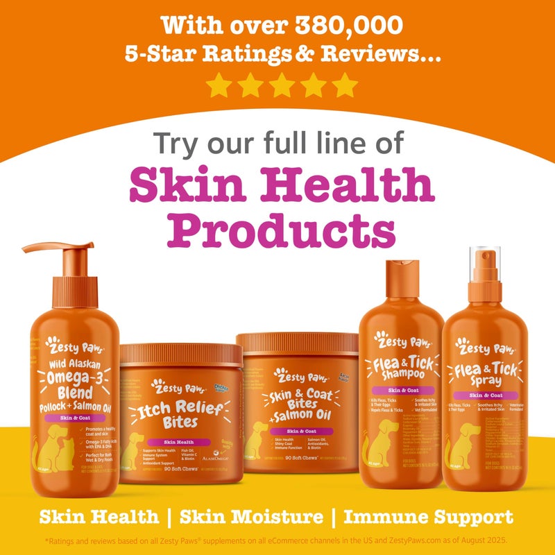 Zesty Paws Coconut Oil for Dogs - Certified Organic & Virgin Superfood Supplement - Digestive & Immune Support - 16 OZ - Image 5