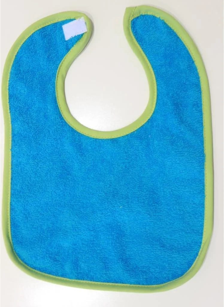 اندر هوم Baby Food Bib Curl Waterproof Towel Cotton Baby Bib