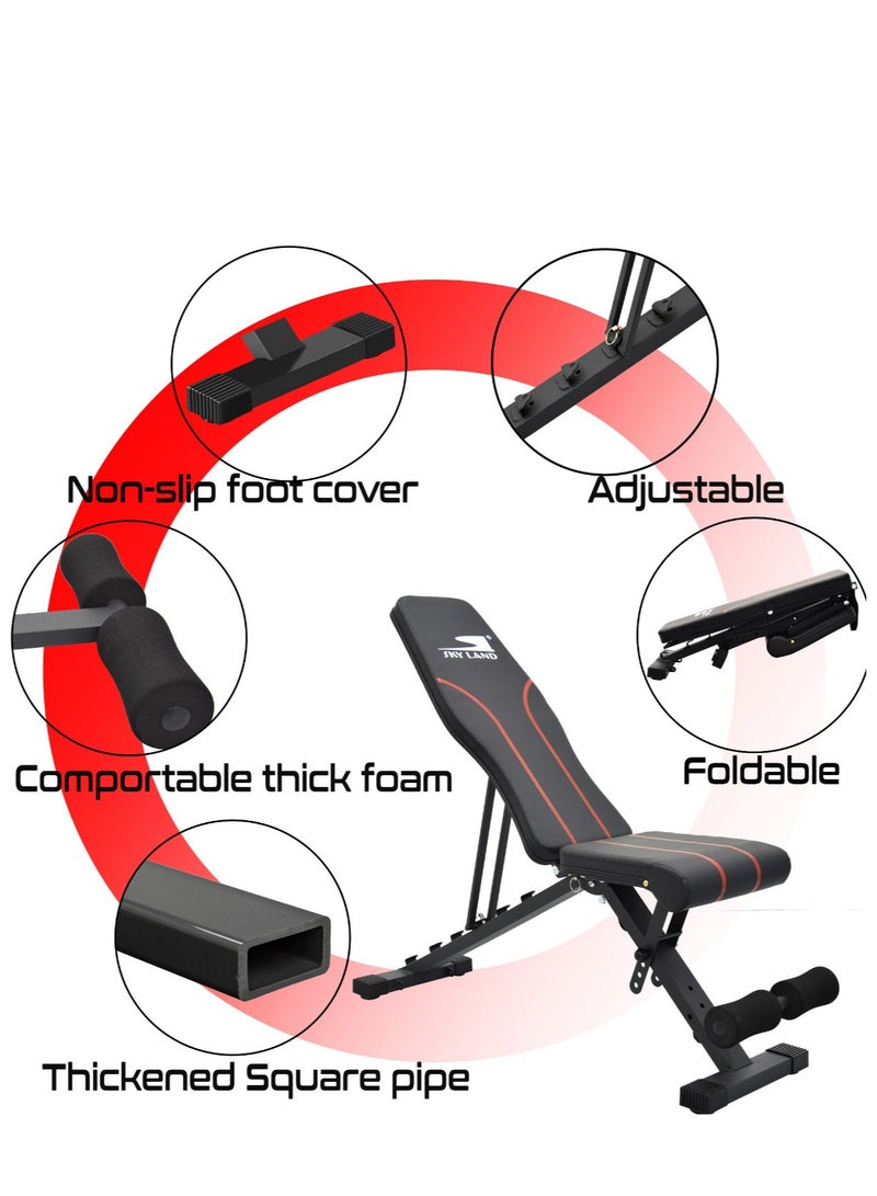 Sky Land Multi-function Foldable and Adjustable Weight Bench| Weight Bench Press For Strength Training Home Gym Workout - Image 2